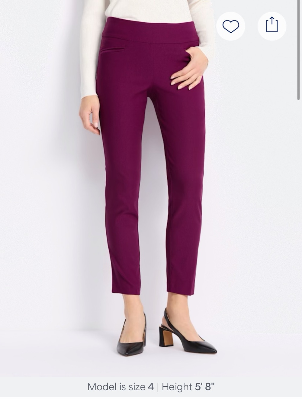 Violets & Roses Giulia Straight Leg Pants
